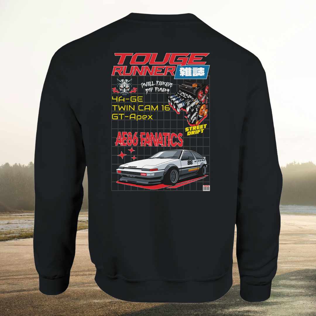 AE86 Touge Runner Sweatshirt